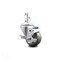 Service Caster 3.5 Inch Gray Polyurethane Wheel Swivel 7/8 Inch Square Stem Caster with Brake SCC-SQ20S3514-PPUB-GRY-TLB-78 - alternate 1